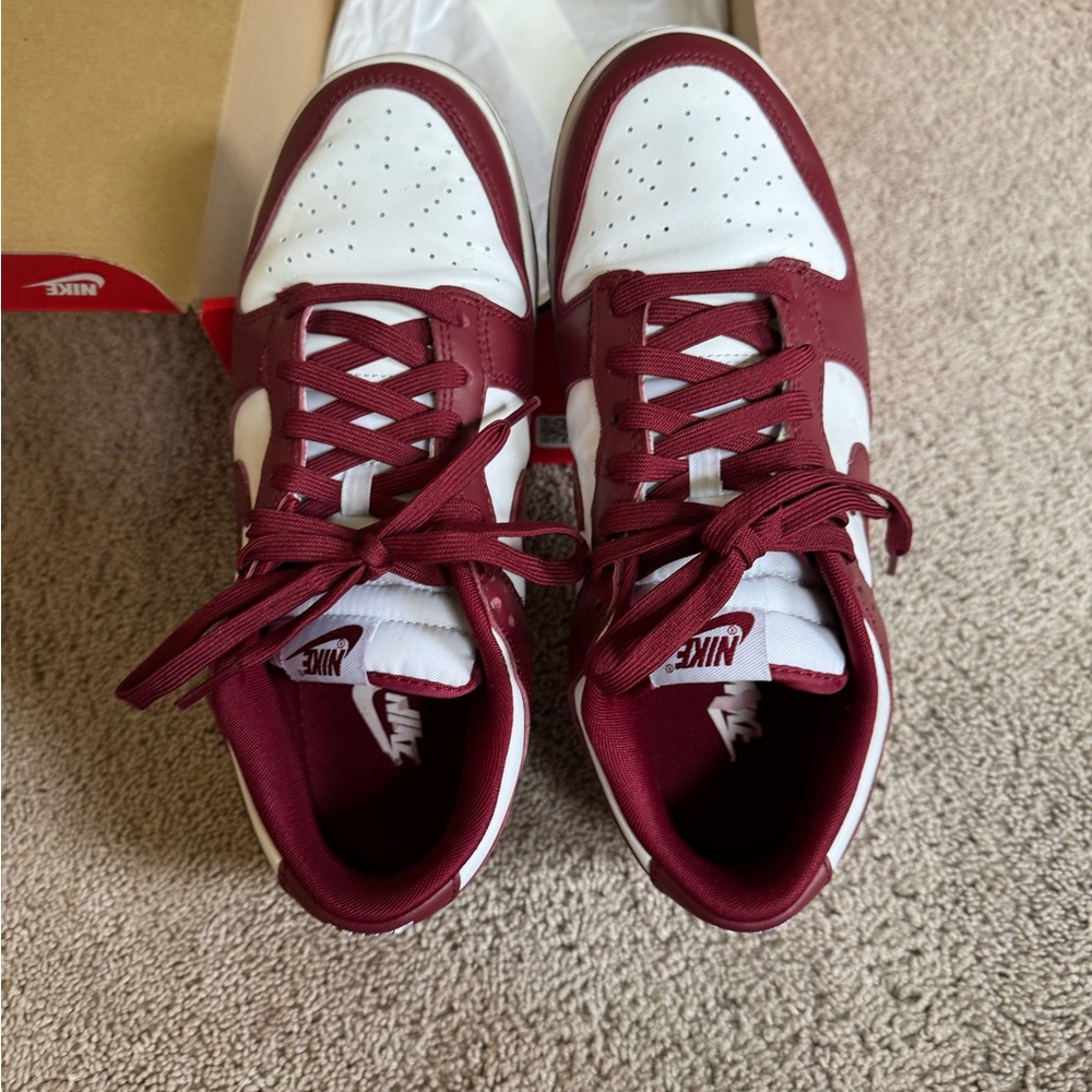 Nike Red and White Sneakers